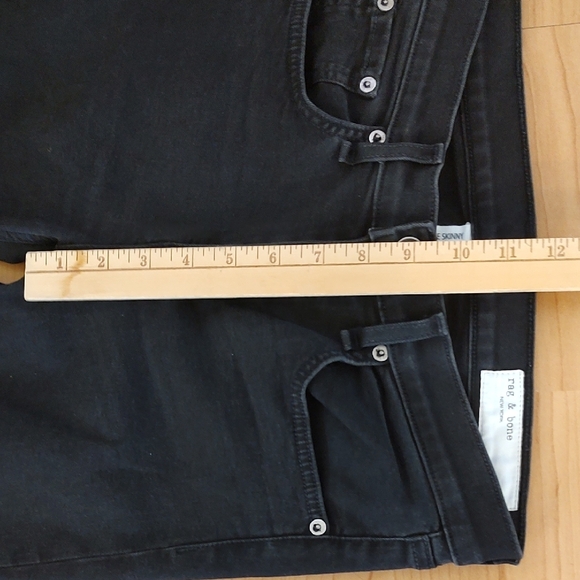 Rag & Bone Black Skinny Jeans - Picture 3 of 10